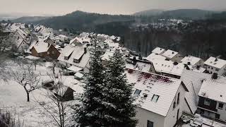 Winterflug mit Drohne über Georgsmarienhütte