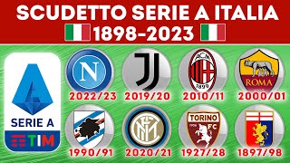 Daftar Juara Liga Italia dari Tahun ke Tahun (1898 - 2023)
