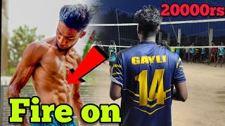 20000rs 🔥 | Gayle friends vs TN boys | fire 🔥 match #volleyball