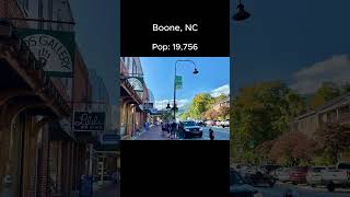 Random US Towns: Boone, NC #shorts