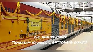 HAPPY BIRTHDAY ANTYODAYA | TAMBARAM NAGARCOIL ANTYODAYA 16191/92 | 2nd ANNIVERSARY OF EtE DIESEL