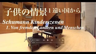 子供の情景 見知らぬ国 遠い国からSchumann /Kinderszenen, Op.15 No.1 Von Fremden Landern und Menschen