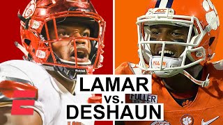 Lamar Jackson vs. Deshaun Watson in 2016 Louisville-Clemson showdown | College F