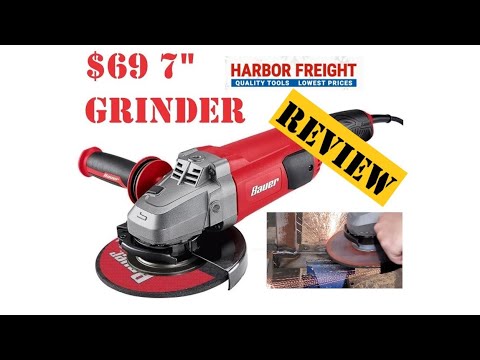 Bauer 7in Angle Grinder REVIEW Harbor Freight Let The Sparks Fly! SKU ...