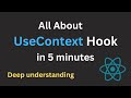 useContext Hook in React JS in 5 Minutes | React Context API