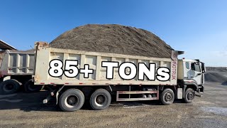 TRUCKS OFFLOADING 5,000 TONS OF SAND ONTO THE BARGE S4•E10