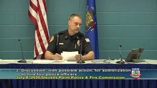 Police & Fire Commission - July 8, 2020