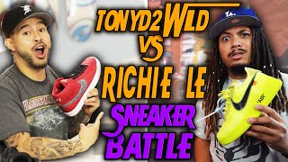 TONYD2WILD VS RICHIE LE SNEAKER BATTLE !!! WHO'S NEXT ?!? 2WILD SNEAKER BATTLES
