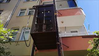 ♿ Dış Cephe Asansörü   Bulancak / GİRESUN #asansör #lift #barang #elevator #elevador #elevador