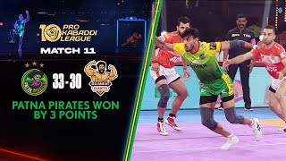 Patna Pirates Held Their Nerve In a Thrilling Contest To End Gujarat's Winning Run | PKL 10
