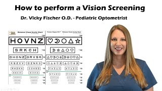 How to do a Vision Screening Training Tutorial with Sloan, Fischer Eye Chart