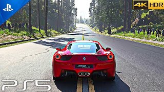 (PS5) Gran Turismo 7 IS BEAUTIFUL - Ferrari 458 Italia Gameplay | Realistic Grap