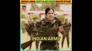 Indian Army, Navy & Air Force Defferent Salute Styles #shorts #viral #facts #trending @AslamFacts
