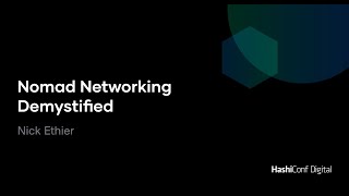 Nomad Networking Demystified