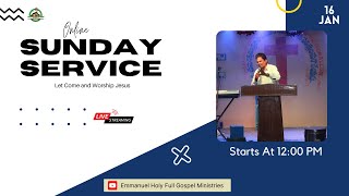 Sunday Service ||16-Jan-2022 || EHFGChurch Part-2 #ehfgchurch #ehfgministries