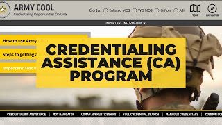 Credentialing Assistance Program