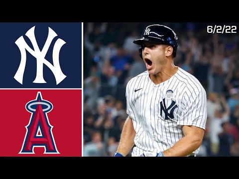 New York Yankees Vs. Los Angeles Angels | Game Highlights | 6/2/22 ...