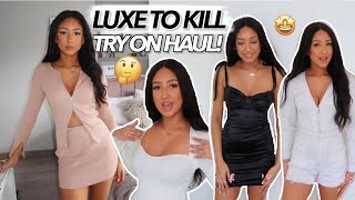 TRYING INSTAGRAM CLOTHING BRAND LUXE TO KILL | TRY ON HAUL | Antoinette Victoria