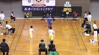 根本 舜生／岡部 翔（神奈川県・綾瀬ジュニアＢＣ）vs 安田 翔／前田 寬仁（香川県・ＭＢＳ）BD決勝【全国小学生バド2019】