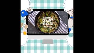 Creamy Broccoli with Bacon Recipe #easycooking #ketocookingchannel #creamybroccoli #healthyrecipes