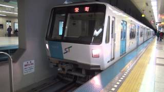 札幌市営地下鉄東豊線7000系（717編成）大通駅発車【FHD】