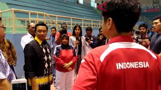 ANTARANEWS - Menpora tinjau pelatnas taekwondo