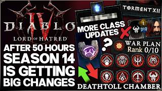 Diablo 4 - After 50 Hours Season 14 is a Problem - State of the Game Best Build Class Changes Guide!