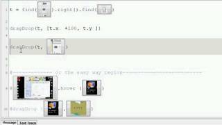 drag and drop examples sikuli python programming