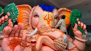 Balapur Ganesh 2021 | balapur Ganesh eyes painting | Balapur Ganesh idol 2021 | Dhoolpet Ganesh 2021