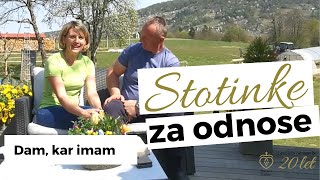 STOTINKE ZA ODNOSE: Dam, kar imam 14.4.2020