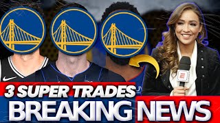 CONFIRMED NOW! 3 TRADES FOR THE WARRIORS! GOLDEN STATE WARRIORS NEWS