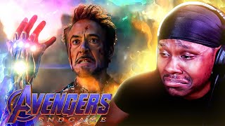I Watched Marvel's *AVENGERS END GAME* For The FIRST TIME And IT  BROKE ME!!