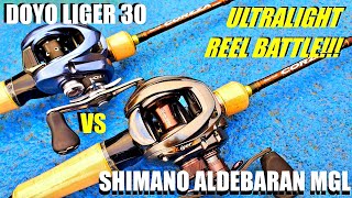 LIGER 30(LEWS CUSTOM LITE) VS SHIMANO ALDEBARAN MGL!!! Ultralight Finesse Battle