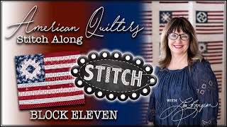 American Quilters' Stitch Along | Block 11 | Lisa Bongean