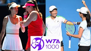 Hsieh/Ostapenko vs Jiang/Wu | Second Round | Doha 2025 Highlights