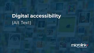 Digital Accessibility (Alt Text)