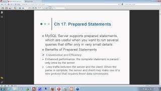 MySQL Prepared Statements by BobTimlin.com