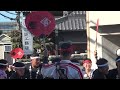 令和6年 和泉市 松尾連合だんじり祭 パレード 野々口～キサンジやりまわし