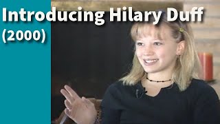 Early Hilary Duff Interview  |  KPRC News Segment (2000)