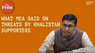 'Issue not about freedom of expression...'- MEA after Canada PM's comments on Khalistan supporters