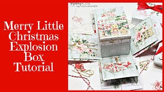 How to Make a Mintay Christmas Triple Explosion Box