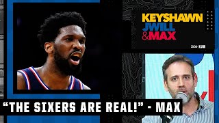 'THE SIXERS ARE REAL!' - Max Kellerman reacts to Joel Embiid's 43 PTS in the 76ers' win | KJM