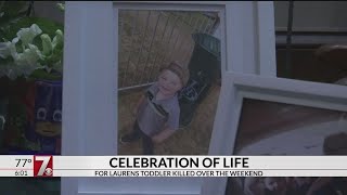 Family holds celebration of life for Laurens Co. toddler