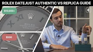 Rolex Datejust Real Vs Fake - Don't Get Scammed! (Datejust 126334)