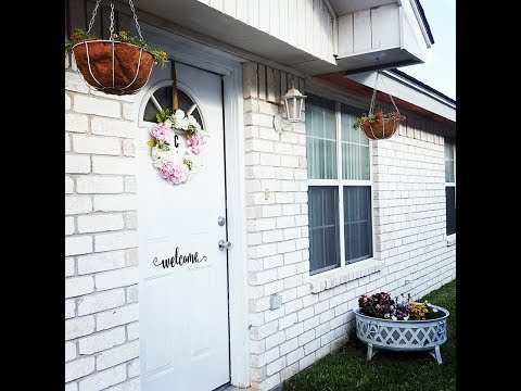 Apartment Front Porch Makeover on a Budget! Apartment Front Porch Makeover on a Budget!