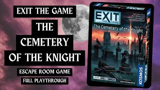 EXIT: The Cemetery of the Knight - Full Playthrough/Walkthrough - Escape Room Game and Puzzle Solve