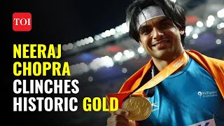 World Athletics Championships 2023: Neeraj Chopra wins gold medal in Men's Javelin