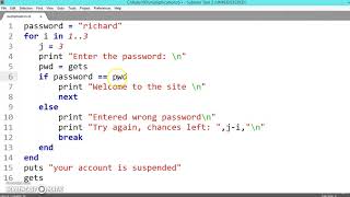 108 Learn python and ruby programming:- Chomp