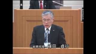 伊那市議会　平成２６年１２月定例会【提案説明（初日）】