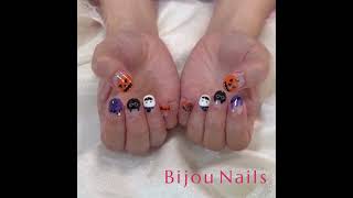 ハロウィンパーティーにぴったり！おしゃれなハロウィンネイルデザイン-Bijou Nails(ビジューネイルズ)#ハロウィンネイル #ハロウィン  #北朝霞ネイル #新座ネイル #志木ネイル #北朝霞